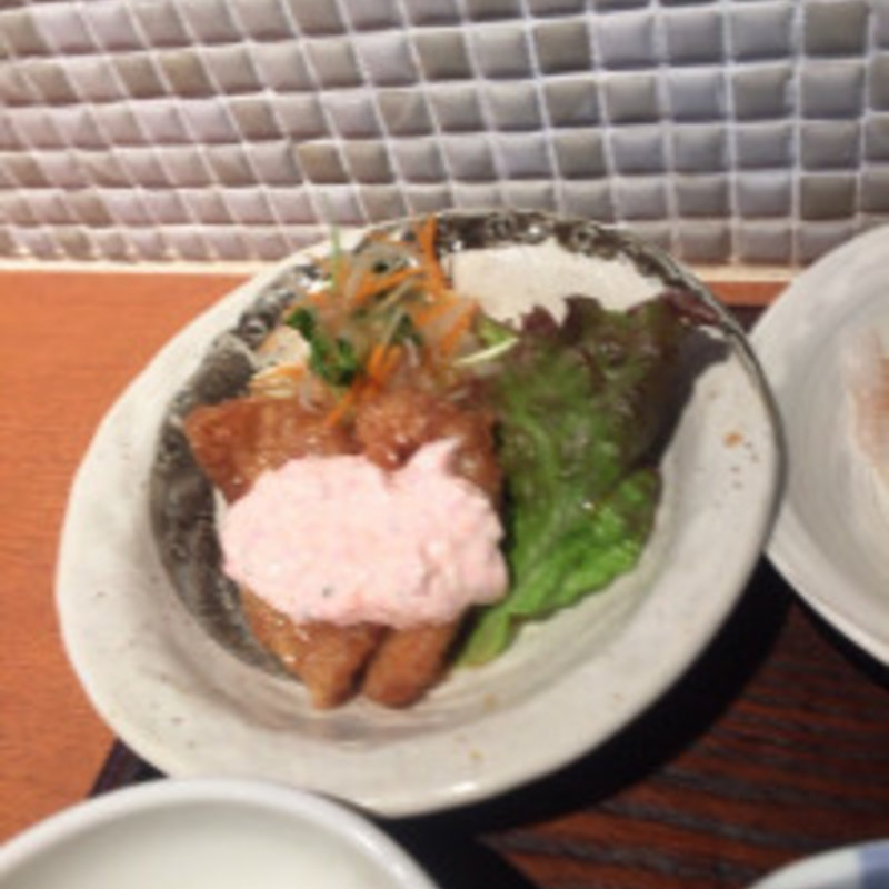 白身魚の南蛮フライ・梅タルタルソース(マルワ食堂)