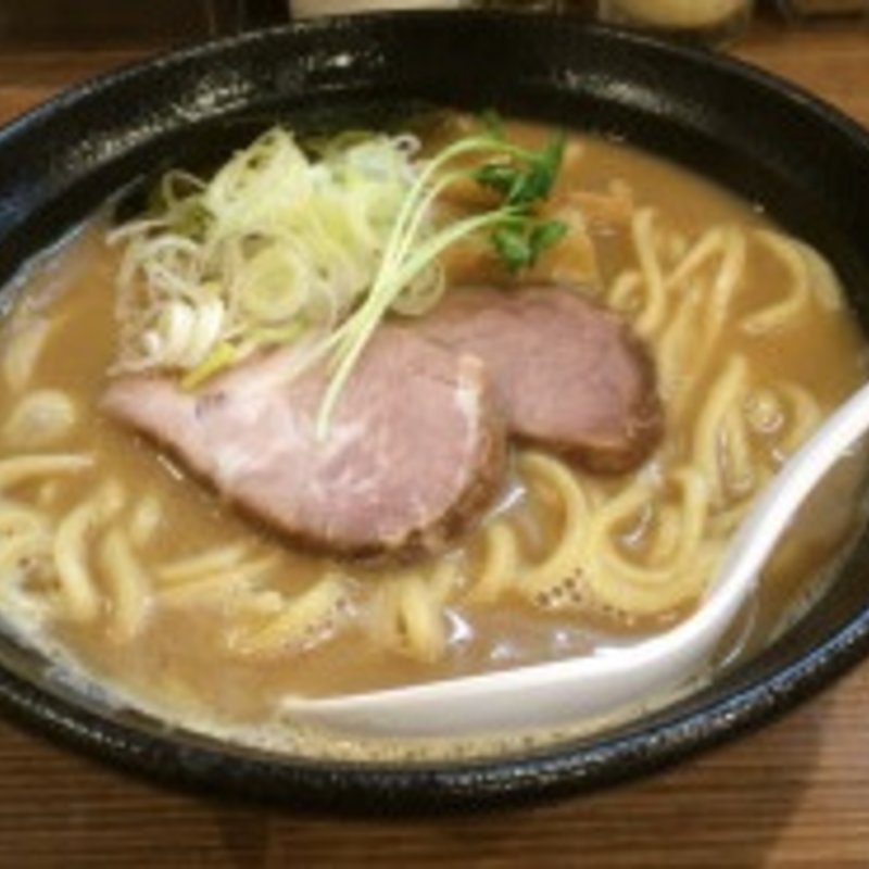 らーめん中盛り(つけ麺 らーめん まる文)