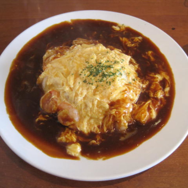 とろとろ半熟エビオムライスランチ(Restaurant Bar MAMMA 鎌取店)