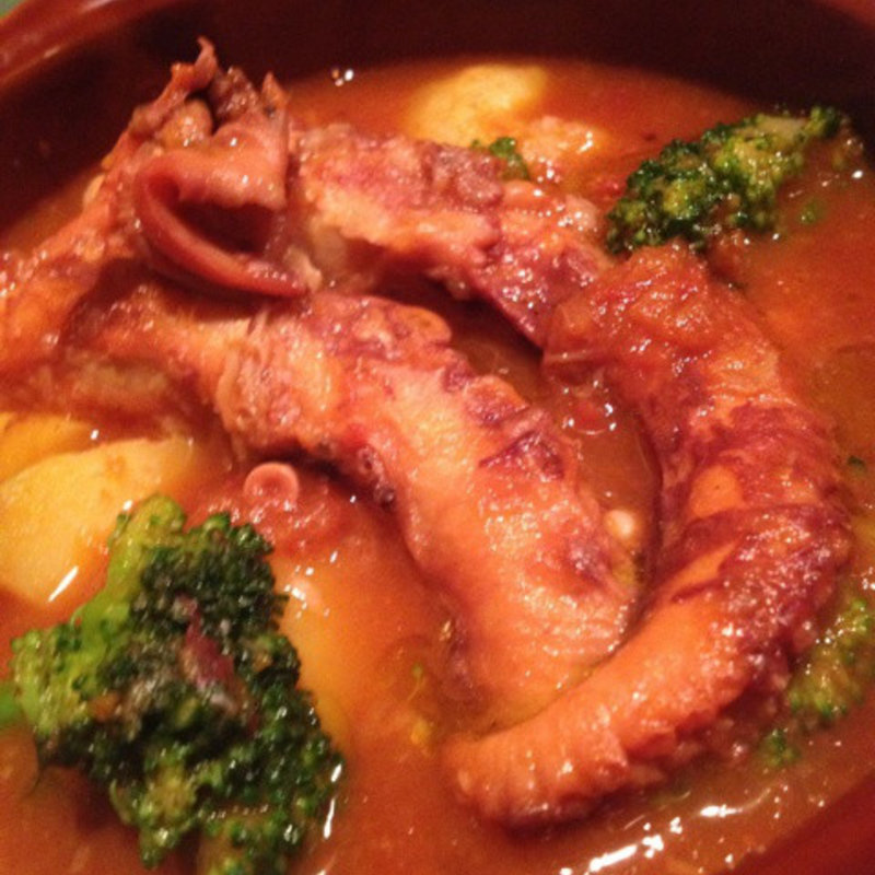 おぼれだこのトマト煮込み(マンマ・ブッファラ （Mamma Bufala）)