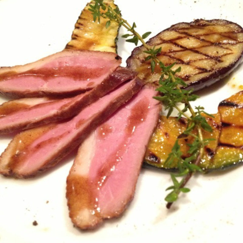 鴨の燻製とグリル野菜(マンマ・ブッファラ （Mamma Bufala）)