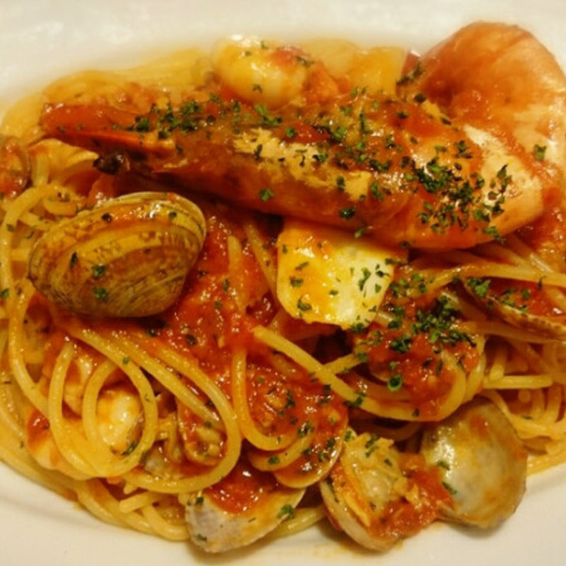 魚介類のパスタ(マンマパスタ・バオバブ 千葉都町店)