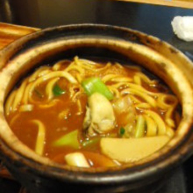 牡蠣味噌煮込みうどん(みのや  )