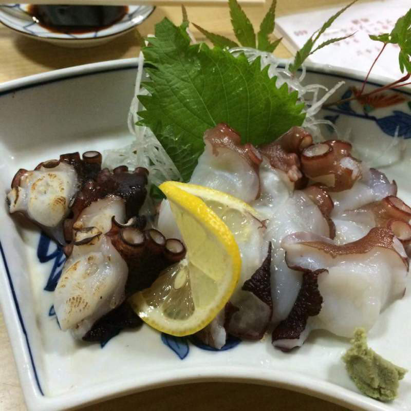 タコのお造りと炙り(みやさん )