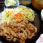生姜焼定食(みやだい倶楽部)
