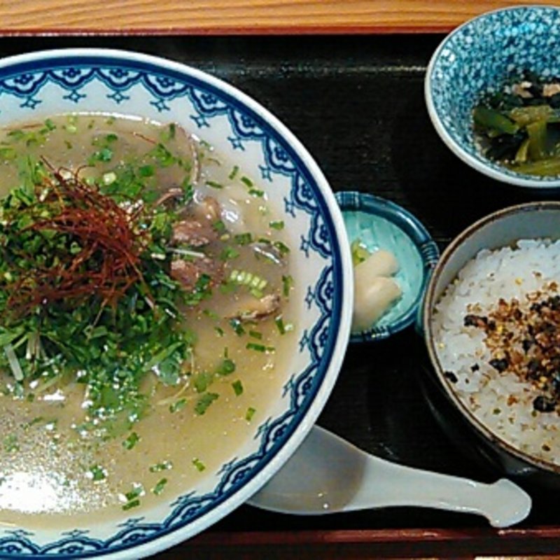麺セットのあさりラーメン(みやび亭 八百辰 )