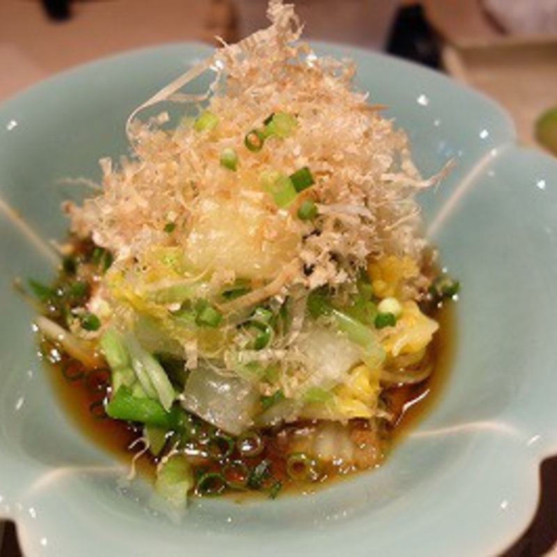 オレンジ白菜と豚肉のおひたし(みゆき乃)