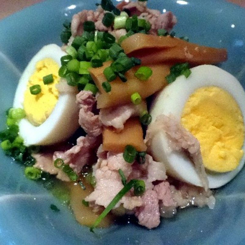 めんまと豚肉ゆで玉子煮物(みゆき乃)