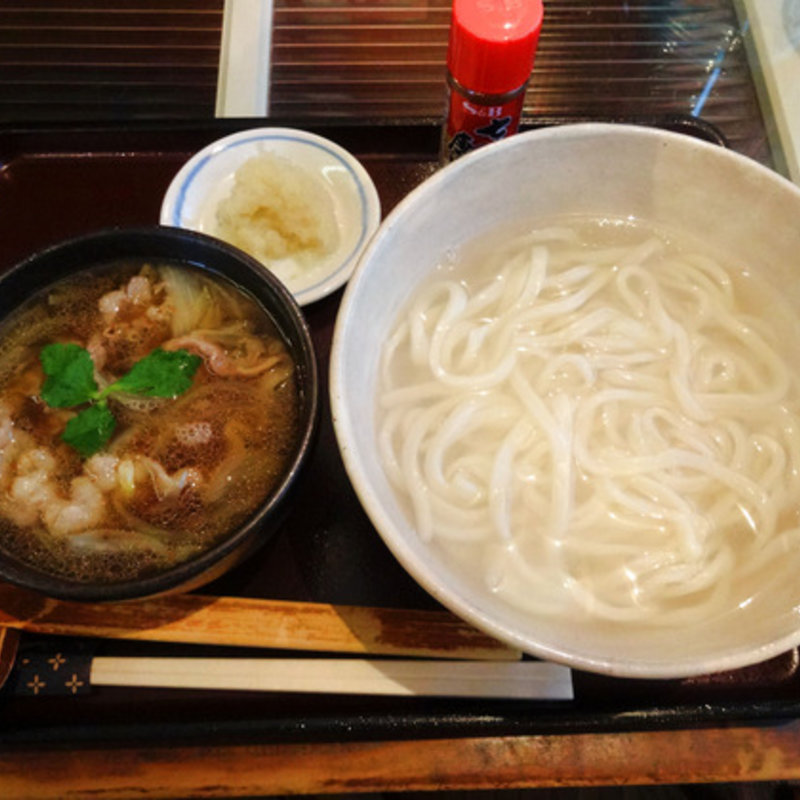 肉玉ネギつけ麺(むく )
