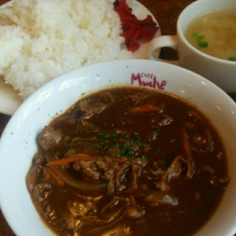 日替りランチ(ハッシュドビーフ&白身魚フライ)(ムッシュ 網干店)