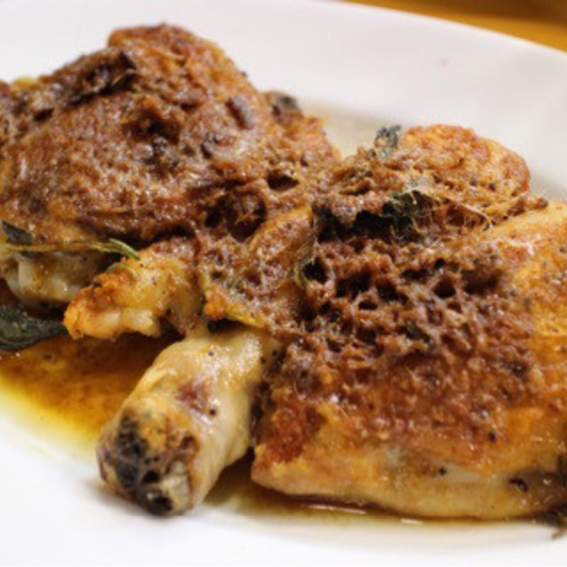 鶏のアンチョビ焼き(メゼババ )