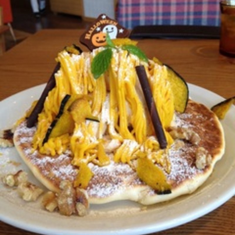 ハロウィンパンケーキ(メロウ ブラウン コーヒー 自由が丘本店 （MELLOW BROWN COFFEE）)