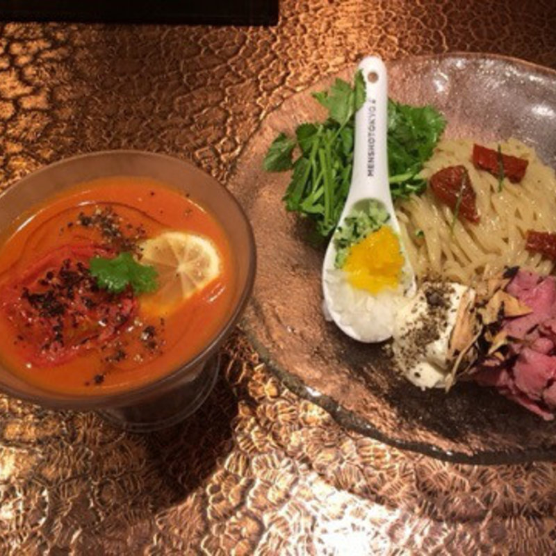 冷やし麺 羊とトマト(自家製麺 MENSHO TOKYO)