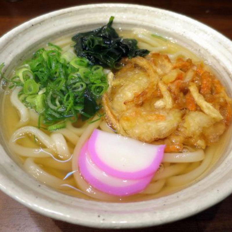 かき揚げうどん(めん処　吉備)