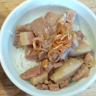 ミニ焼豚丼(めん業一筋 善龍)