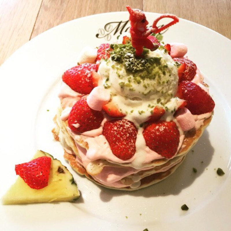 原宿の恋人クリームパンケーキ(モエナカフェ 原宿店)