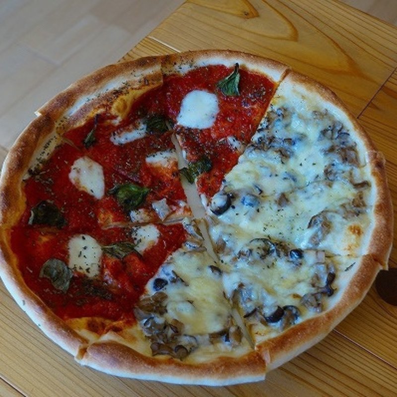 Lサイズ ハーフハーフピザセット(もこぽん！ )