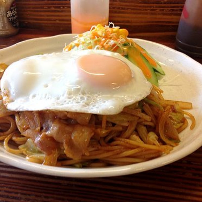 もすけ自家製タレの直方焼スパ(お好み焼 もすけ)