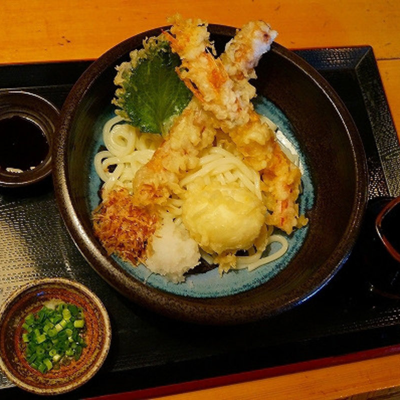 ちく天ぶっかけうどんの冷(もちもちうどんの巌流島)