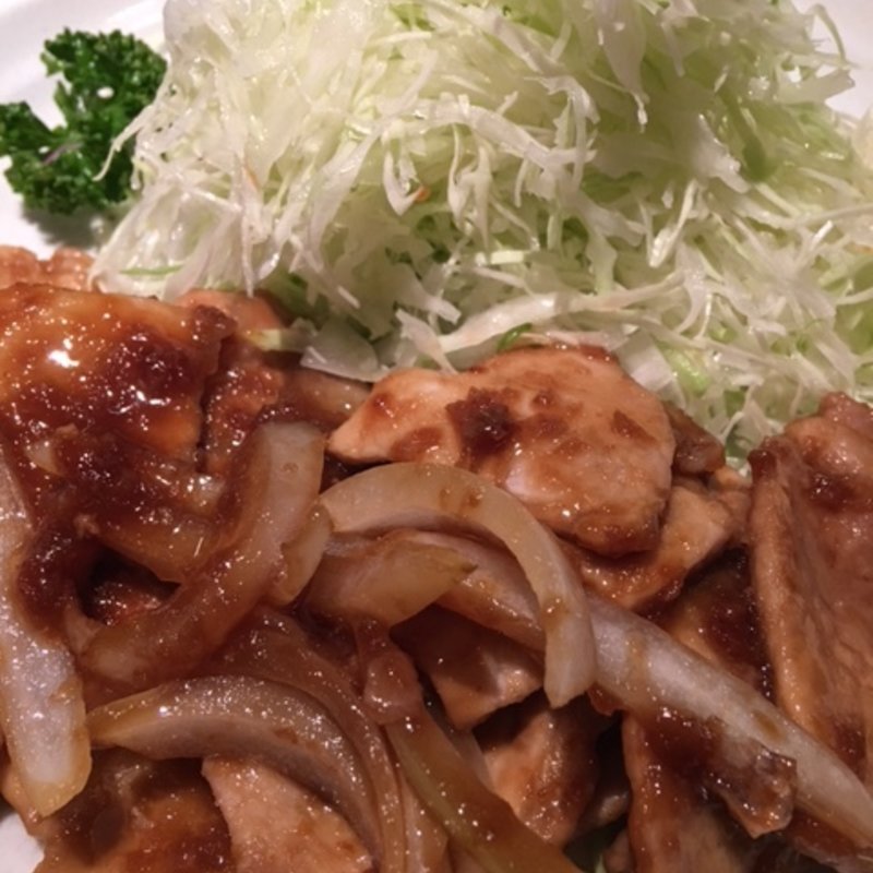 生姜焼き(もち豚とんかつ たいよう)