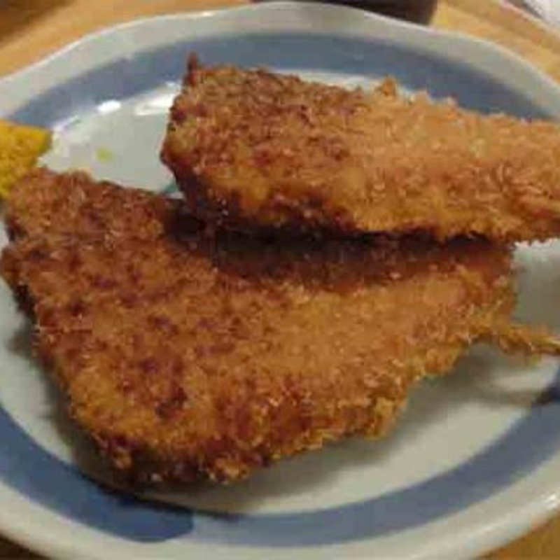 ハムカツ(もつ焼き串焼き 肉の佐藤 本厚木店)