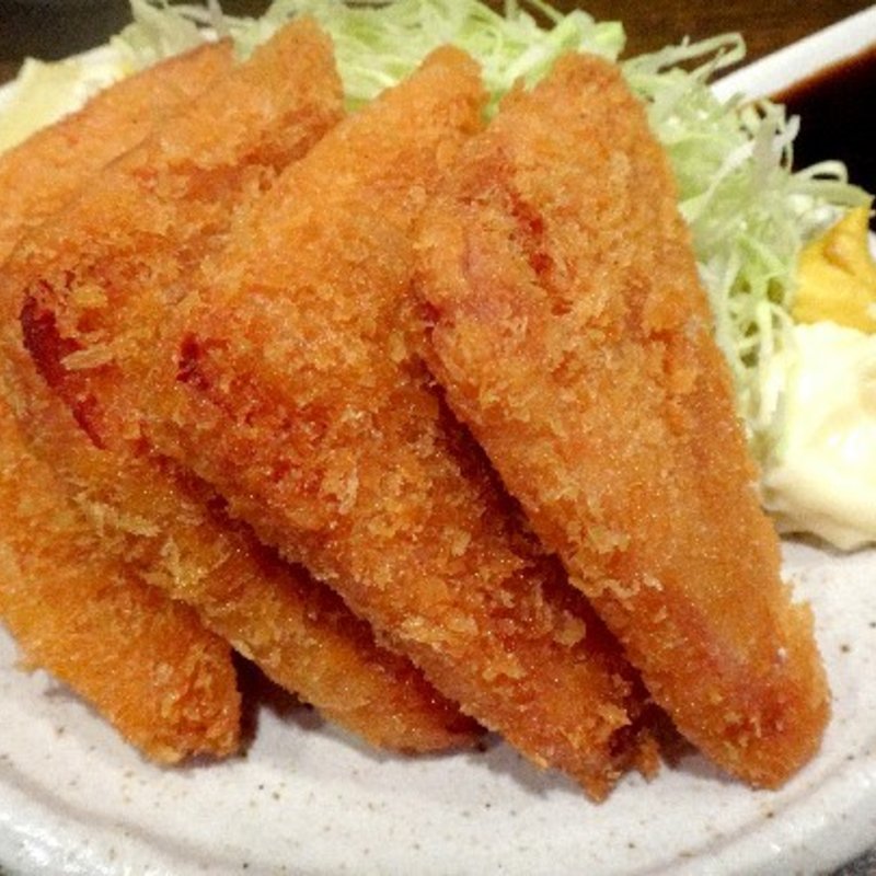 昔ながらのハムカツ(もつ専門店 彩)