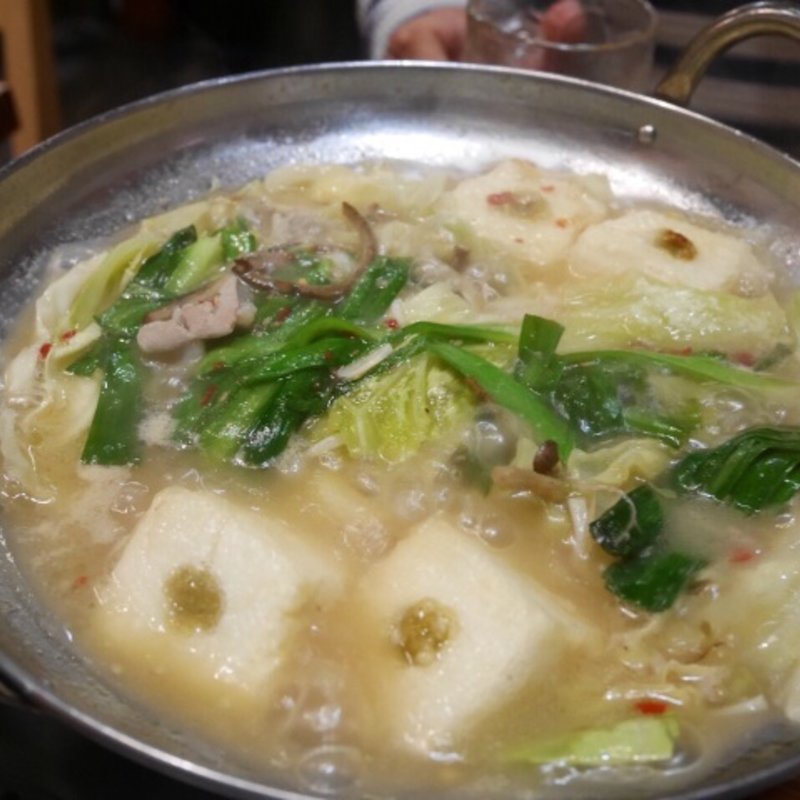 博多白みそもつ鍋(もつ真路)