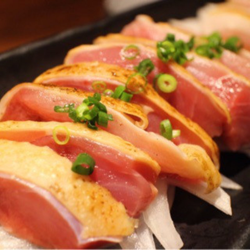 宮崎県産 鶏もものたたき 2人前(もつ鍋専門店 東十条 （もつなべせんもんてん ひがしじゅうじょう）)