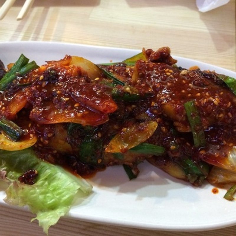 豚足ハーフ激辛(麺くい やまちゃん)