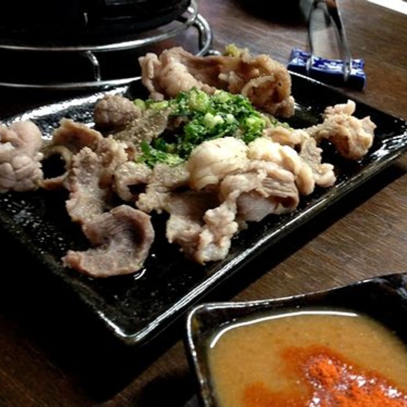 牛アゴスジポン酢(もりもりホルモン)