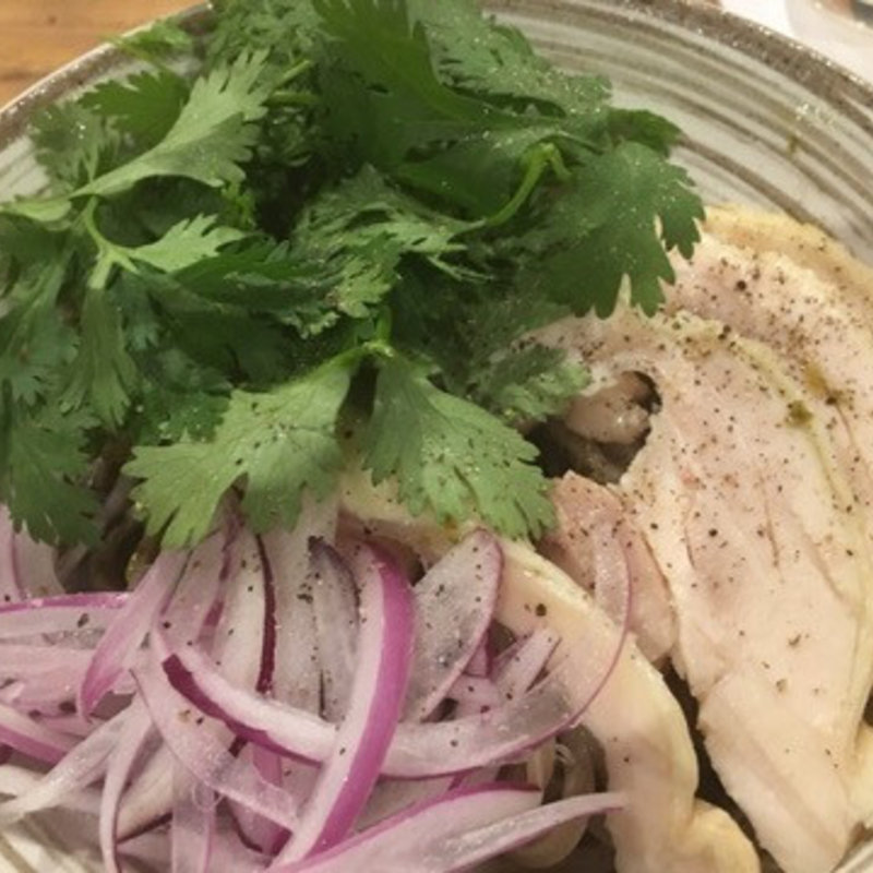 パクチー蕎麦(もん)