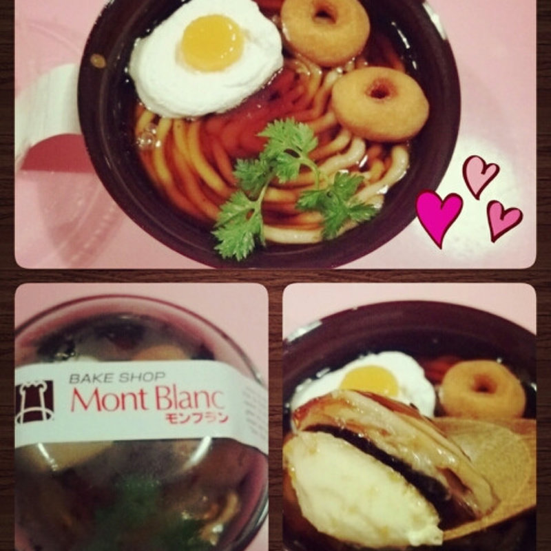 鍋焼きラーメンプリン(モンブラン )