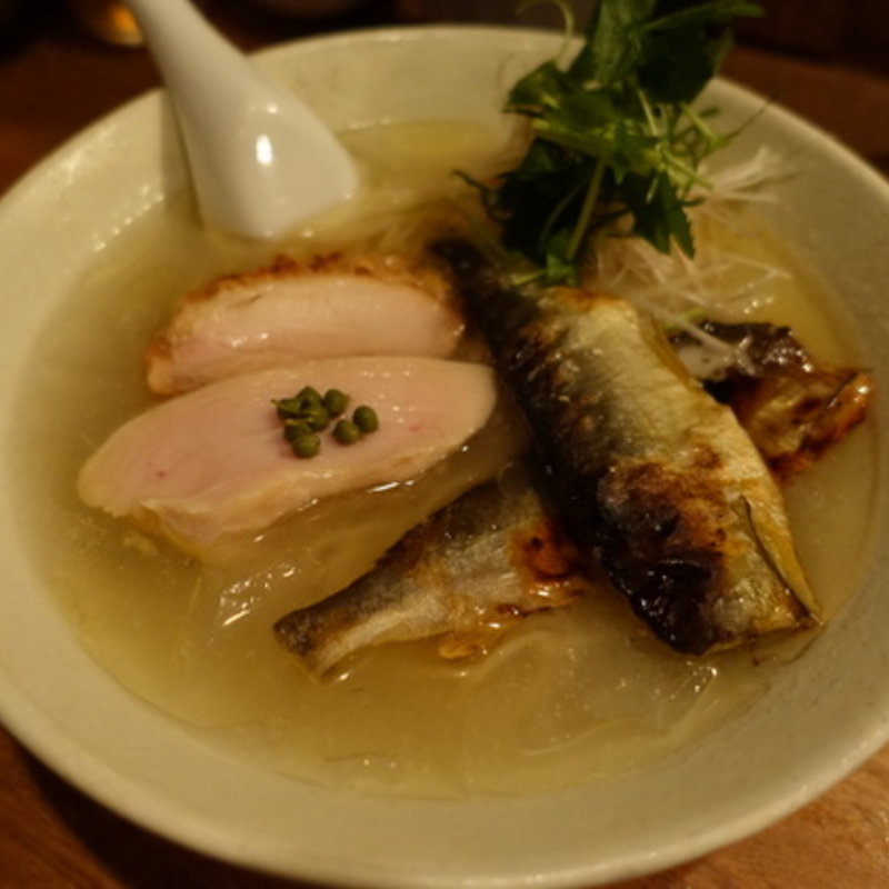 冷やしの鮎そば(まさ吉)