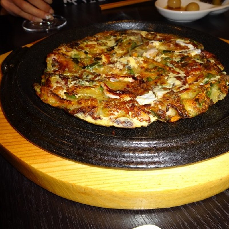 チヂミ(やきとりFUSION居酒屋 海)