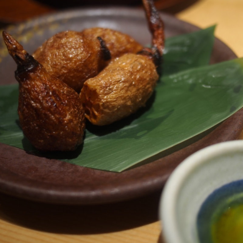 穂先蓮根の素揚げ(やきとり宮川 豊洲店 )