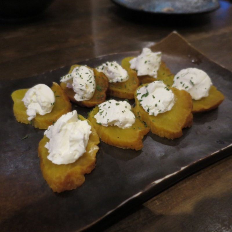 いぶりがっこクリームチーズ(やきとん くう )