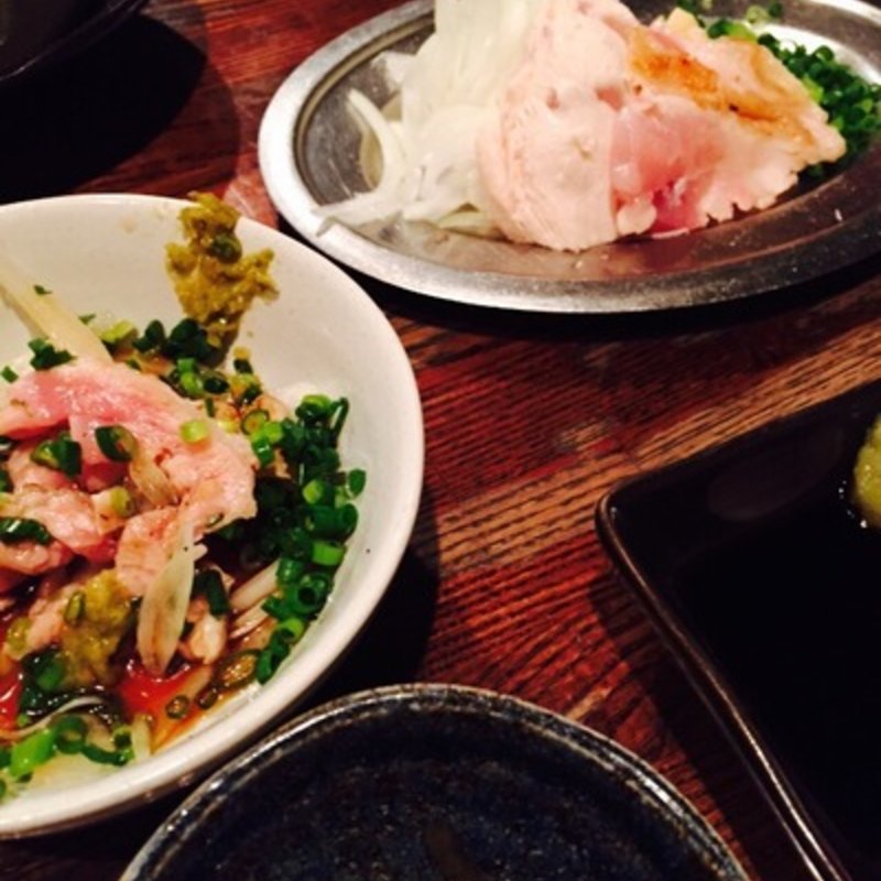 とり刺し3種盛り(九州屋台料理 やきや)