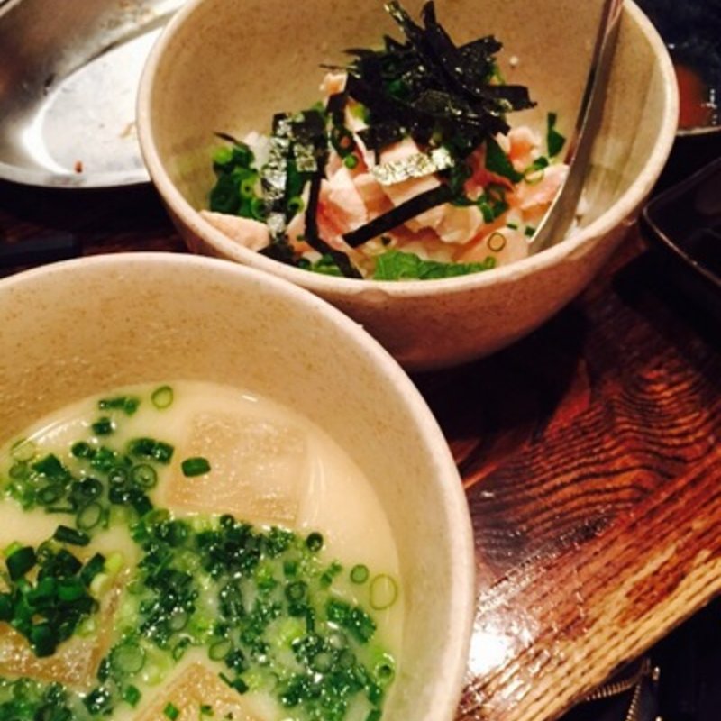 冷や汁(九州屋台料理 やきや)