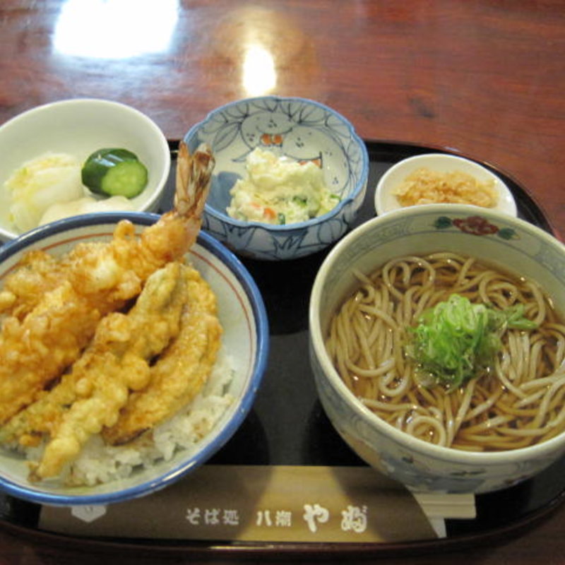天丼セット(やぶ)