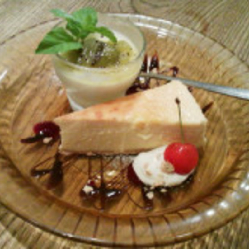 チーズケーキ(やまねこカフェ)