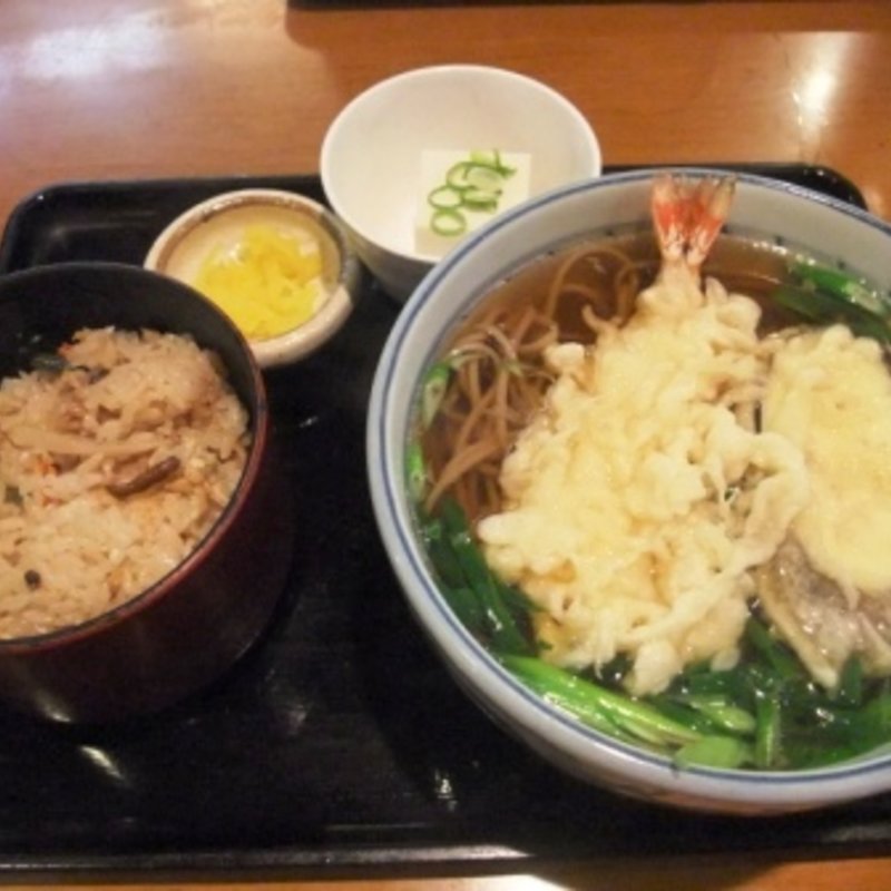 そば定食(やま家そば新大阪駅店)