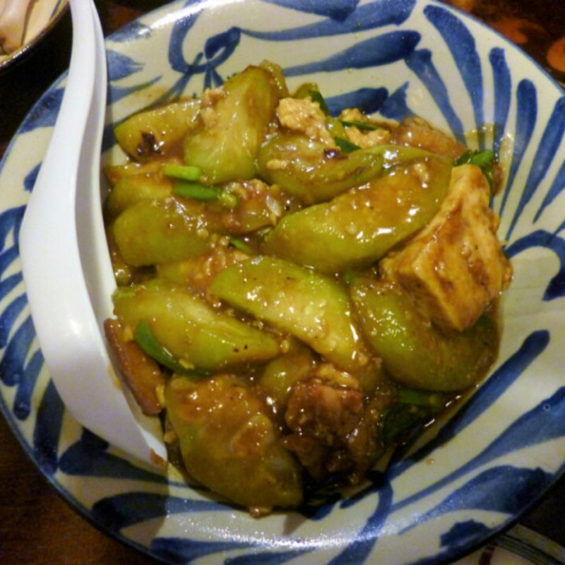 ナーベーラ（へちま）みそ煮(ゆうなんぎい)