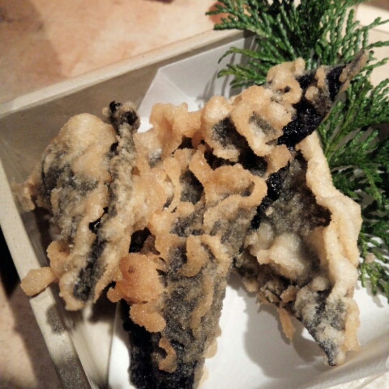 雲丹の磯部揚げ(ゆう)