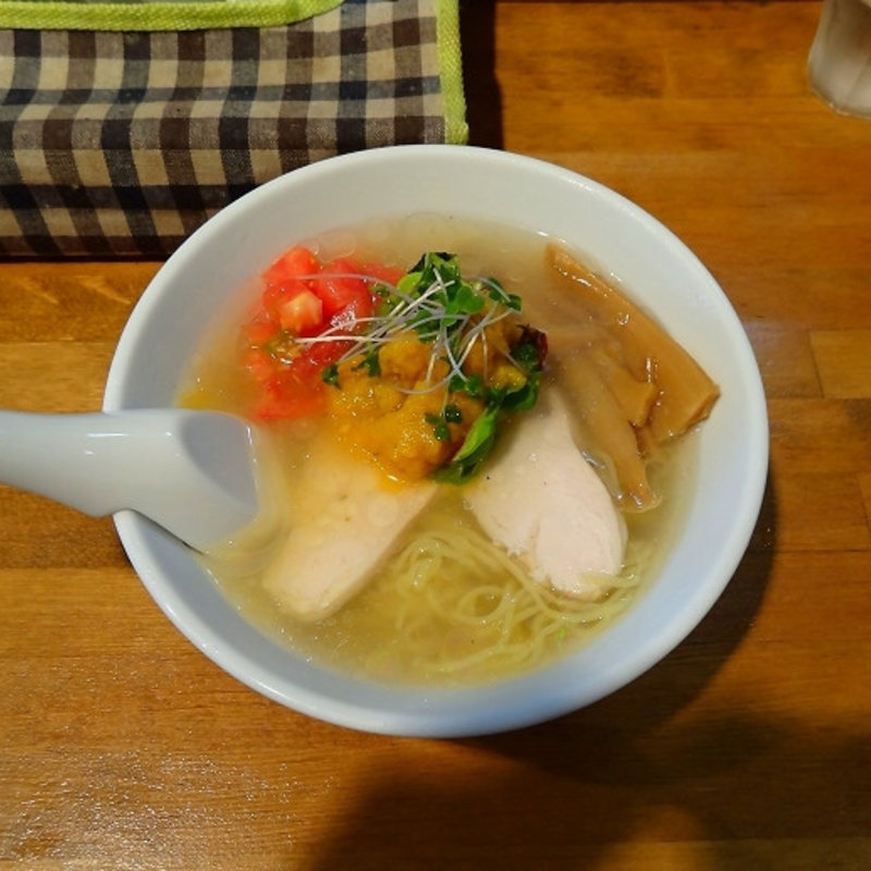 （冷やし）鶏スープと野菜の塩らーめん(ゆきち )