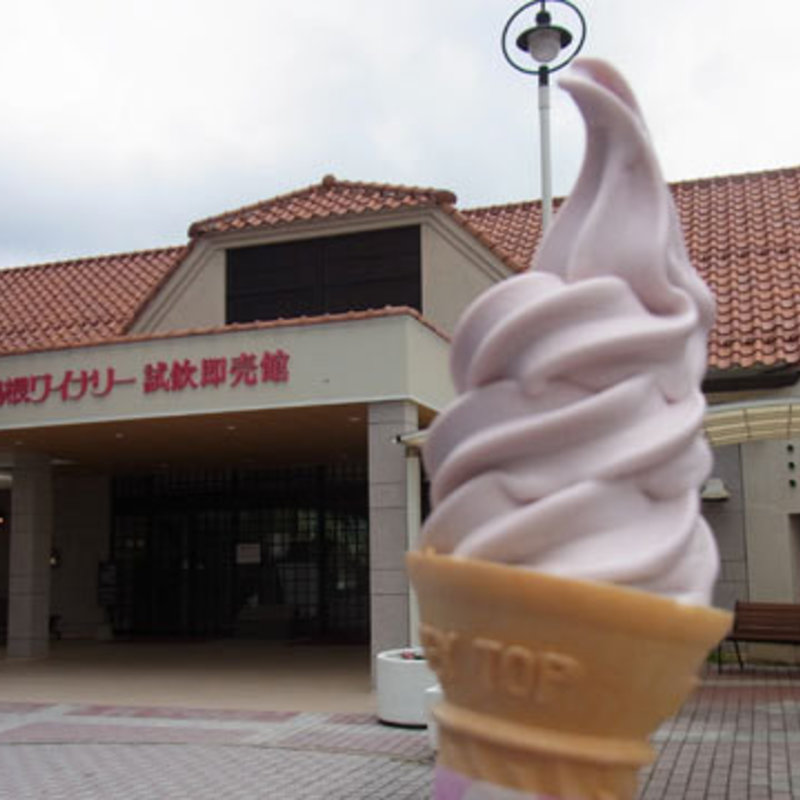 ワインソフトクリーム(ユヌ・ベルジュ )