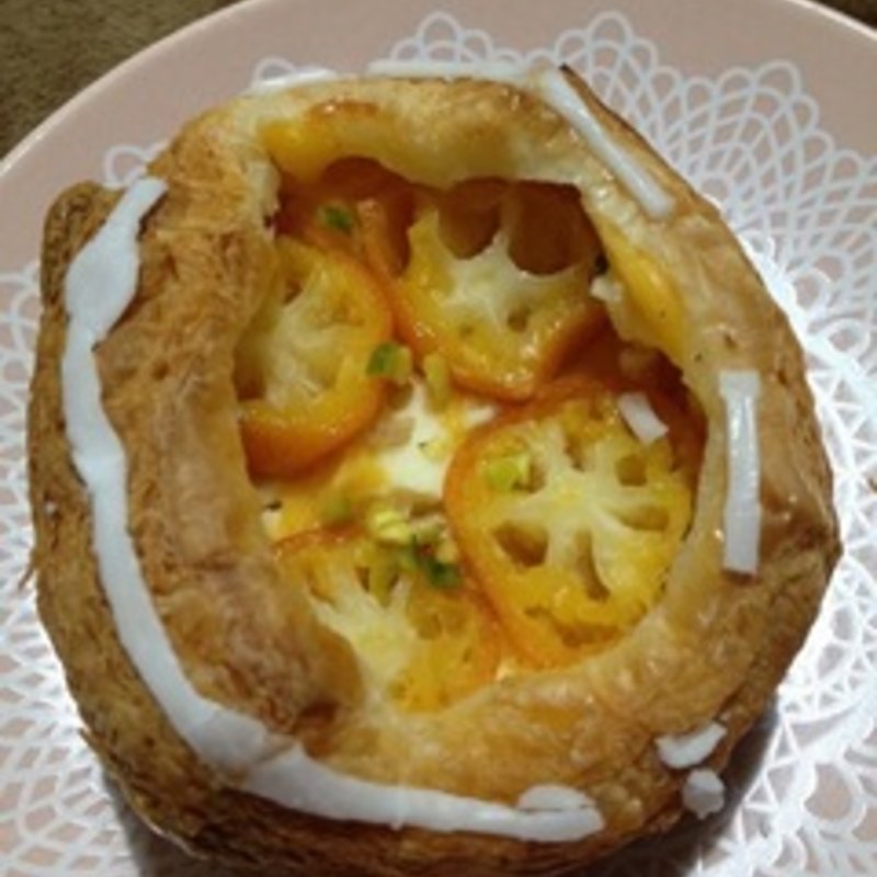 金柑とクリームチーズのデニッシュ(ユヌクレ (uneclef))