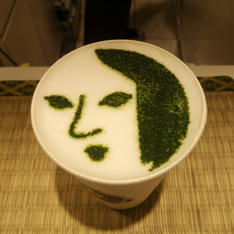 抹茶カプチーノ(よーじやカフェ 渋谷ヒカリエ ShinQs店)