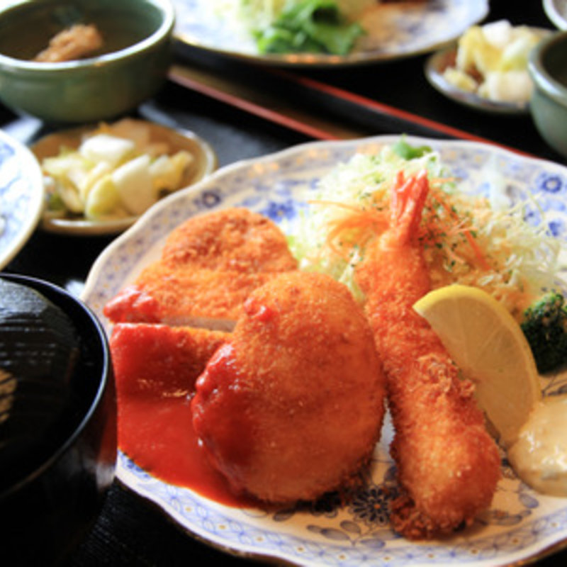 エビフライ定食(よおしょく屋 )