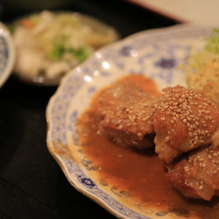 鶏味噌焼き定食(よおしょく屋 )