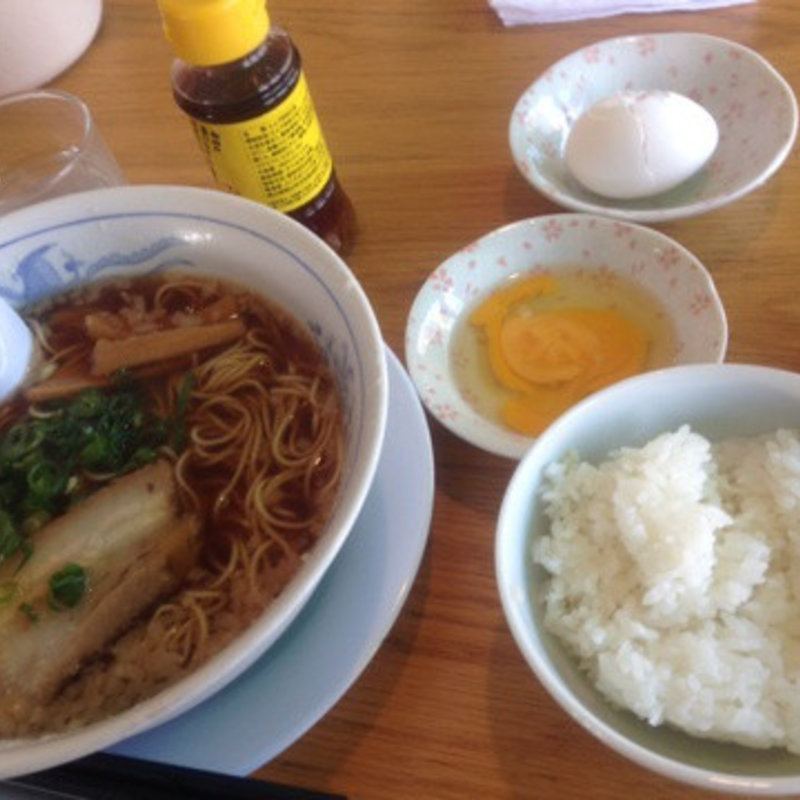 ラーメンライスセット(よくろば  ふくみ家)